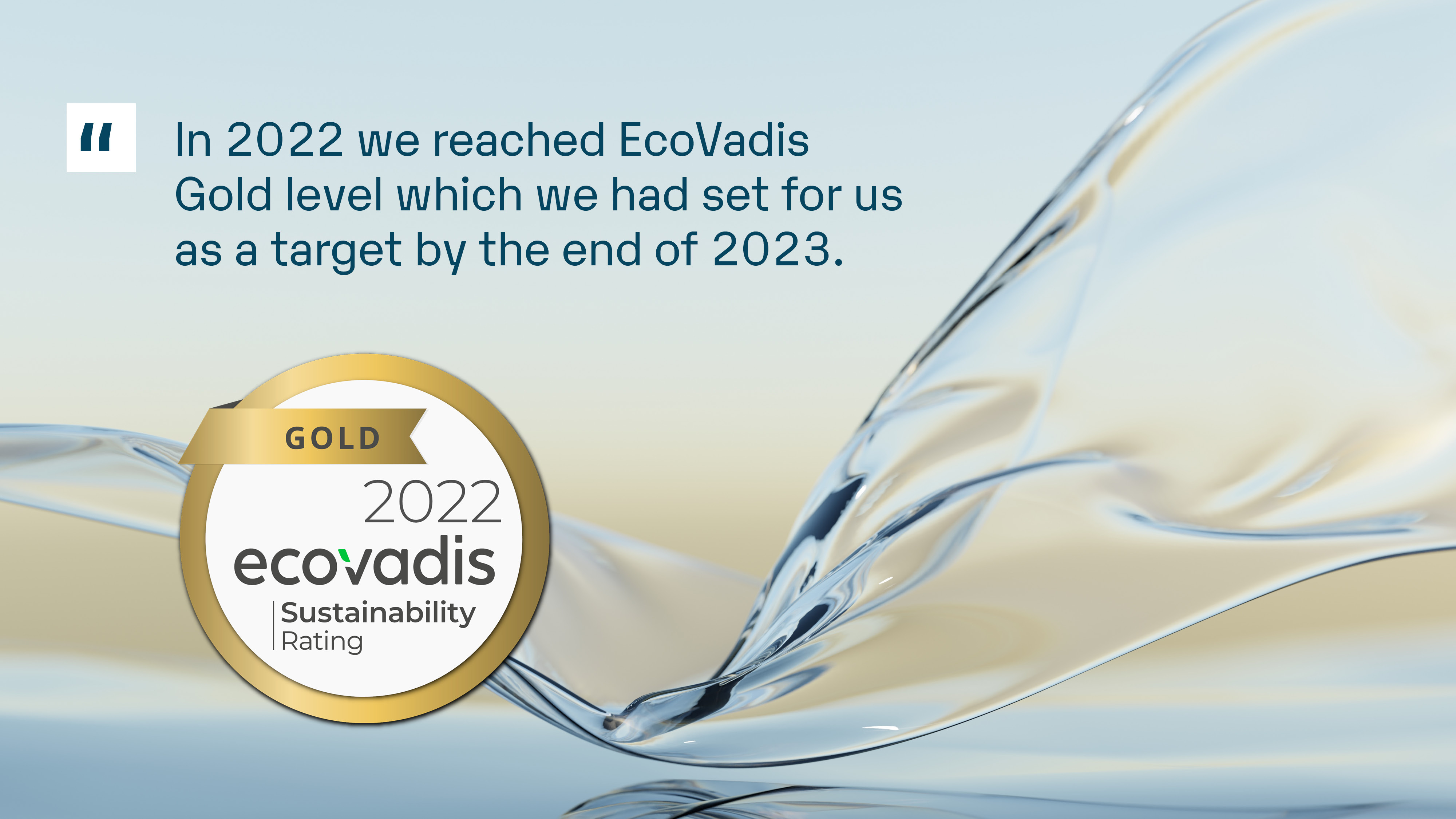 Telko EcoVadis 2022 Gold level