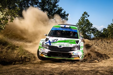 Emil Lindholm, sponsored by Telko, takes the sweetest World Championship victory of his career in Greece